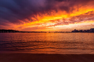 San Antonio Sunset Firesky
