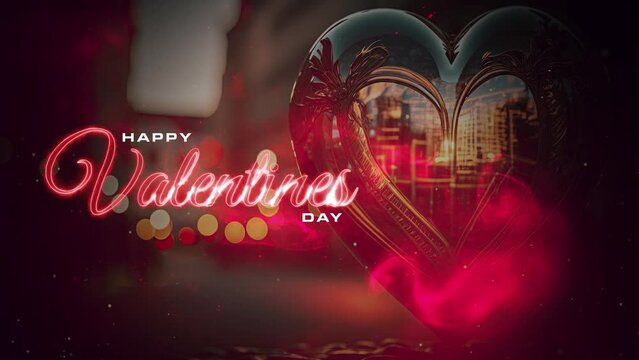 Valentine's Day Motion Typography 