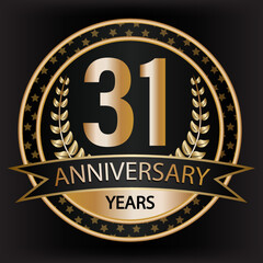 Gradient vector 31 year anniversary and anniversary