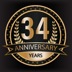 Gradient vector  34 year anniversary and anniversary