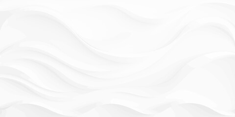Abstract illustration, gray and white wave, soft design. White silk or satin luxury cloth texture background. white wave background. White wave background. Neutral wavy texture with light gradient.