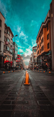 Fototapeta premium night city street