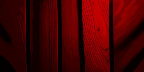 abstract red wood background. red background. red planks background or wooden boards texture. 