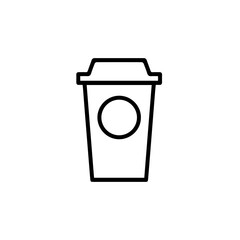 cup line art vector illustration