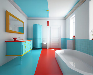 Beautiful modern bathroom