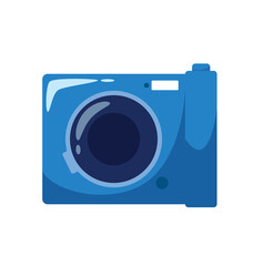 photo camera isolated illustration	
