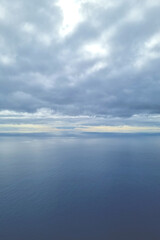 Scenic view of the sky and the sea or ocean.