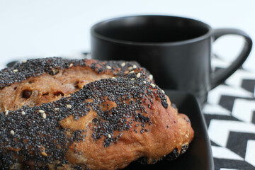 Multigrain Bread on White Background
