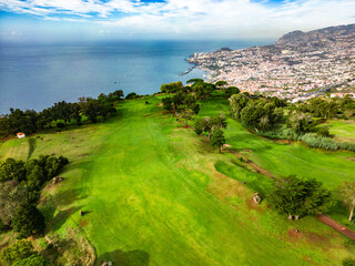 Fototapeta na wymiar Palhero Golf in Funchal, Madeira