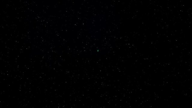 On February 1-2, 2023 the rare green comet C/2022 E3 (ZTF) made its closest approach to earth. This comet timelapse video was filmed near dawn on 2/2 at around 05:50 AM PST (UTC-8) near Ashland Oregon