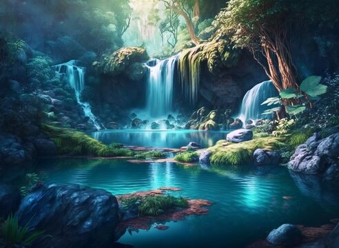 Blue Waterfall Rock Images – Browse 762,424 Stock Photos, Vectors, and ...