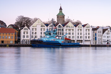 The center of Stavanger, a city in Norway, Scandinavia, Europe