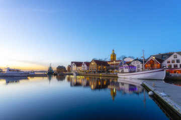 The center of Stavanger, a city in Norway, Scandinavia, Europe