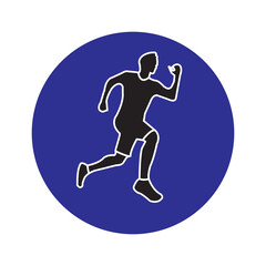 Fototapeta na wymiar running sport icon
