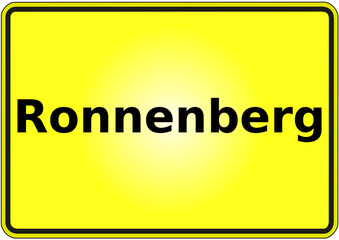 Stadteingangsschild Deutschland Stadt Ronnenberg