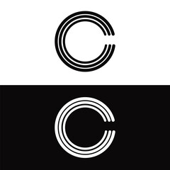 Circle vector logo template design . Circle icon . Circle silhouette 