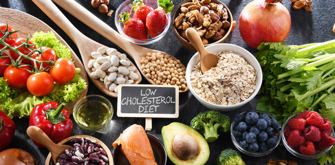 Cholesterol lowering food products. Diet increasing levels of high-density lipoprotein.