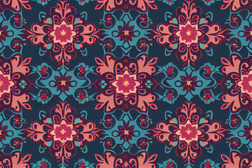 floral ornament pattern