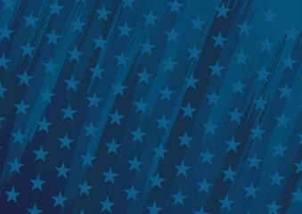 blue patriotic background with stars