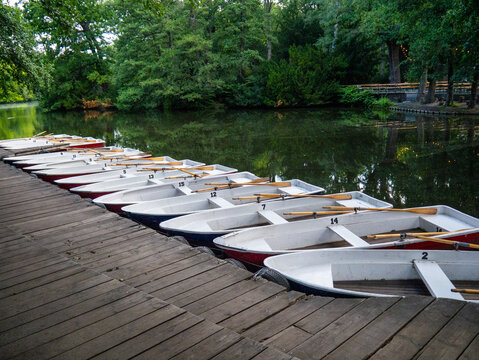 boats on the lake