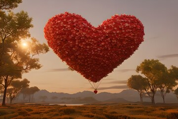 heart shaped balloon
