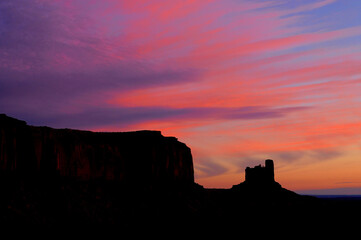 Obraz premium Sunrise Monument Valley Arizona Navajo Nation