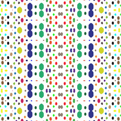 Vector geometric ornament in ethnic style. Seamless pattern with  abstract shapes, repeat tiles. Repeating pattern for decor, fabric,textile and fabric.