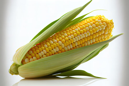 Healthy One natural Corn with white background
