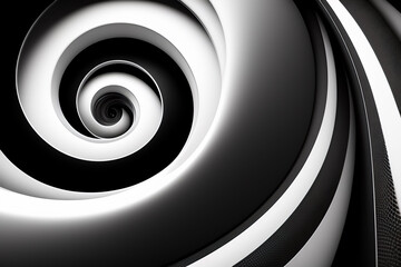 Black and white abstract background AI