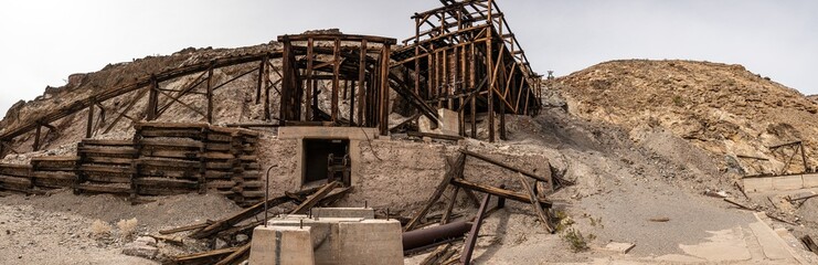 Abandoned Keane Wonder Mine in Death Valley