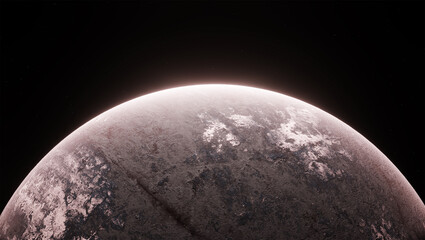 Planet, space, 3d illustration, 3d rendering