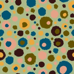 seamless pattern with circles