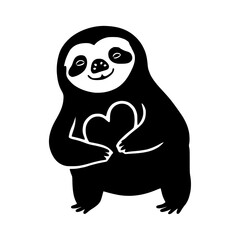 Fototapeta premium Slothful Love Sloth