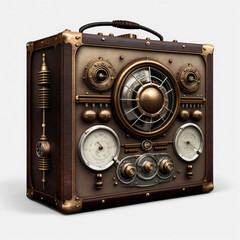 Vintage Vibes: A Steampunk Style Radio