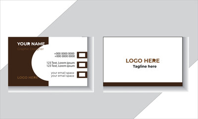 Creative and modern business card Design.