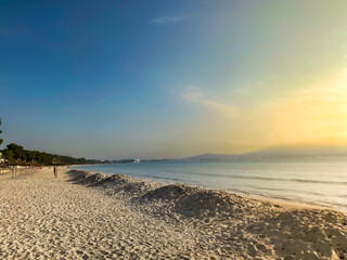 sunset at the beach
