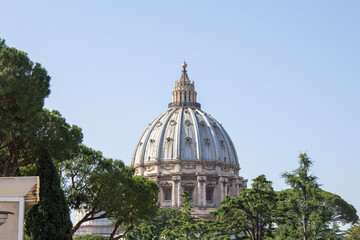 Fototapeta na wymiar Saint Peter's Basilica in Vatican City