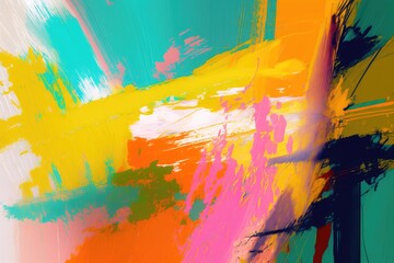 abstract background made with colorful oil colors