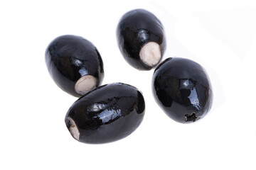 olives stuffed with cheese isolated