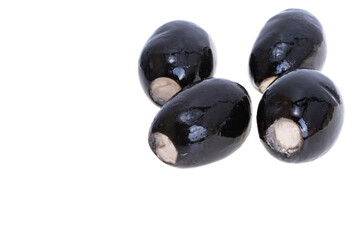 olives stuffed with cheese isolated