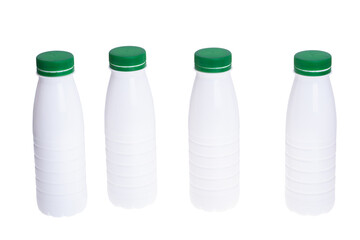 plastic bottles isolated