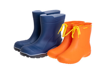 rain shoes isolated