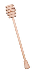 Wooden honey dipper