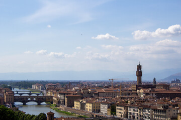 A panoramic view of the Florence skyline.