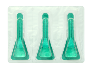 medicine packaging isolated with clipping path