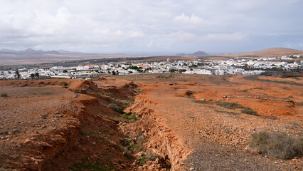 Lanzarote Island in the Atlantic Ocean