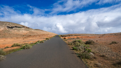 Lanzarote Island in the Atlantic Ocean