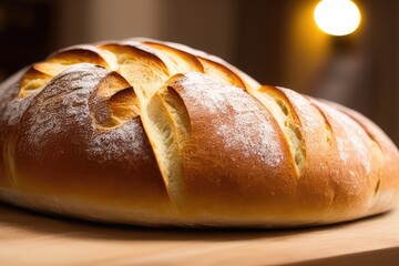 High-Resolution Image of Fresh Bakery Bread Showcasing its Aromatic and Appetizing Qualities, Perfect for Adding a Delicious Element to any Design Project
