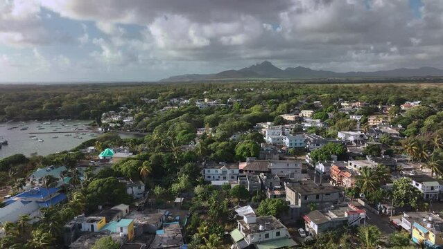 Trou D'eau Douce Village Top View, Mauritius