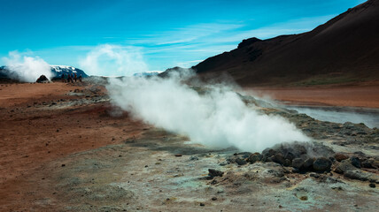 Two Solfataras, Námaskarðsvegur, Þingeyjarsveit, Northeastern Region, Iceland